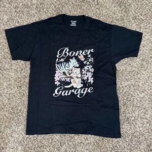 Funny Black Cat T-Shirt Size Large